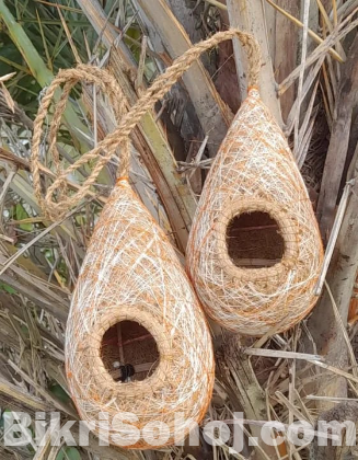 Handmade bird nest